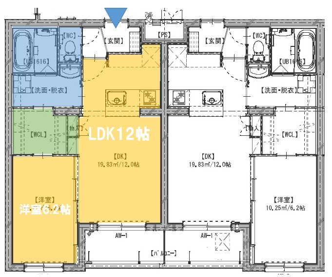 ブリアージュ二之宮 505号室 間取り