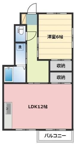 ハイステージカサブランカ 103号室 間取り