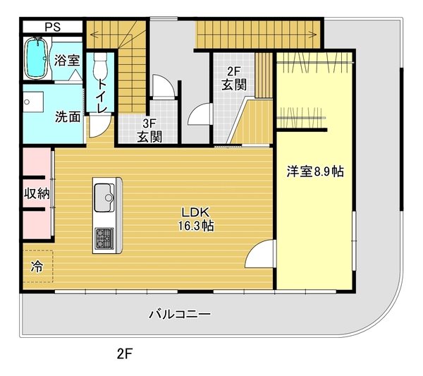 ティアラ 間取り図