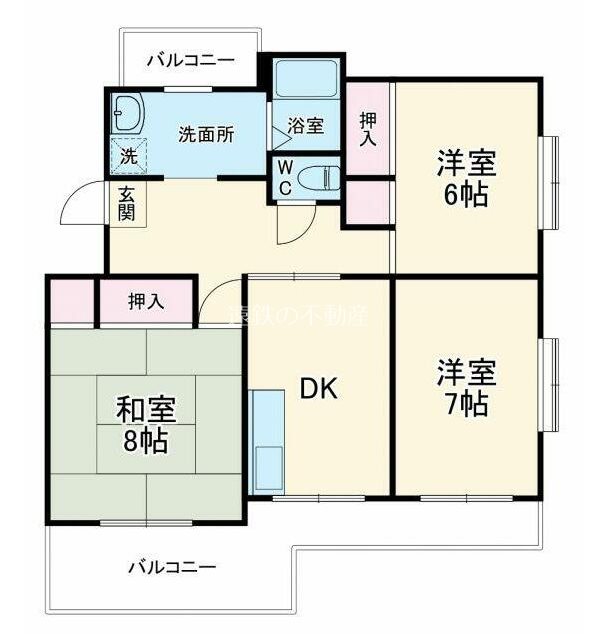 イナトピア 301号室 間取り