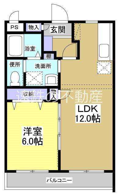 シャトー豊田 間取り図