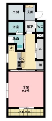 ル・リオン天王 303号室 間取り