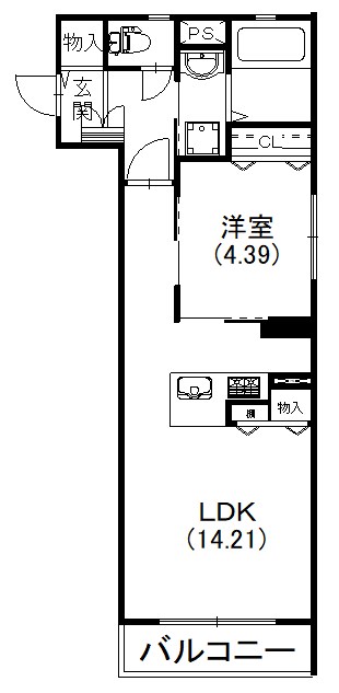 レストリーシェディジョーヴェ 間取り図