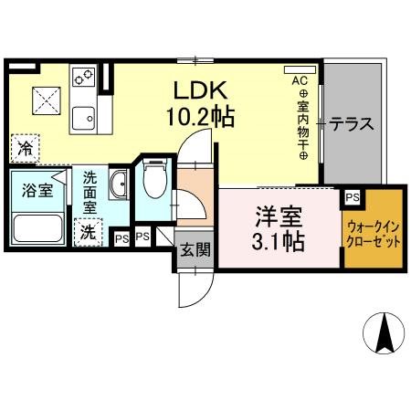 D-Hills緑ヶ丘 間取り図