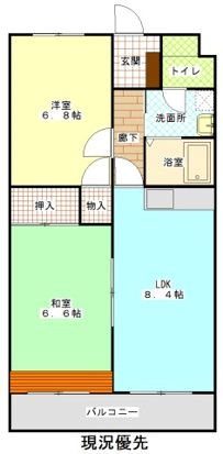 ビューしじみの森 間取り図