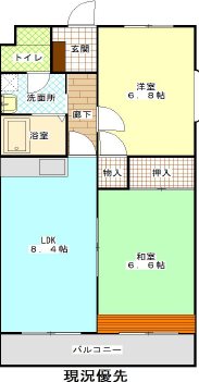 ビューしじみの森 間取り図