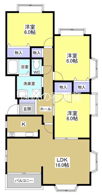 ガーデンシティ住吉 間取り