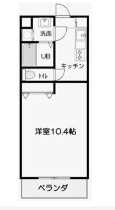 アザレア 405号室 間取り