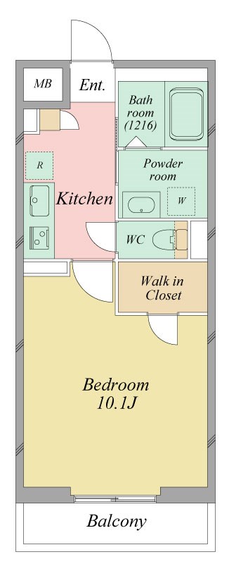 ヘリオス佐藤 504号室 間取り