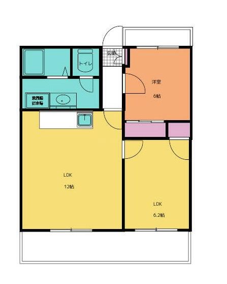 アゼリア 101号室 間取り