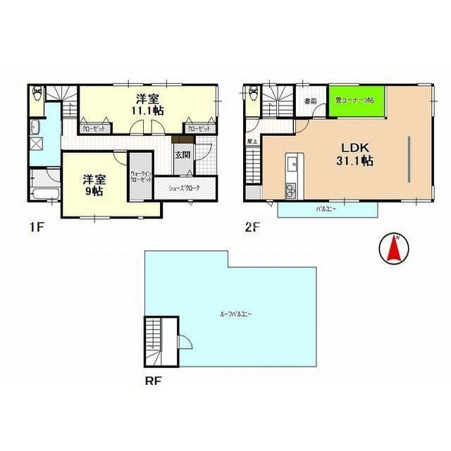 雄踏2丁目19-27一戸建 間取り図