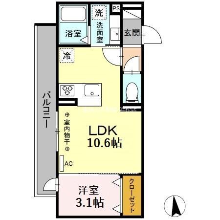 D-Hills元浜 間取り図