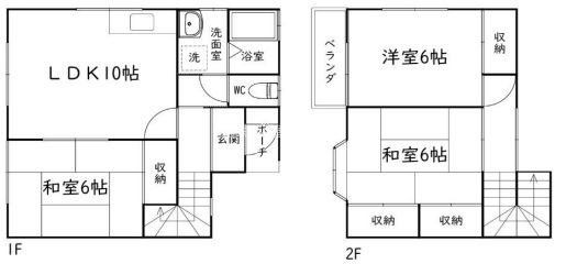 テラスハウス本郷 間取り図