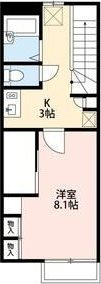 ホークⅡ 間取り図
