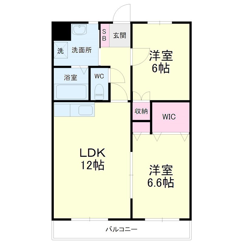 ブライトリー染地台Ⅱ 間取り図