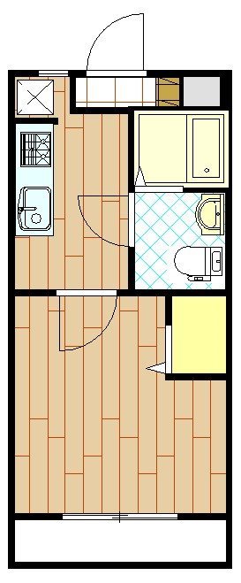 マンションヒカリⅠ 間取り図