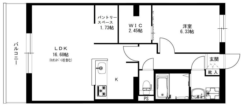 ELPIS・Kira(エルピス・キラ) 302号室 間取り