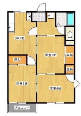 タウニィ西伝寺 間取り図