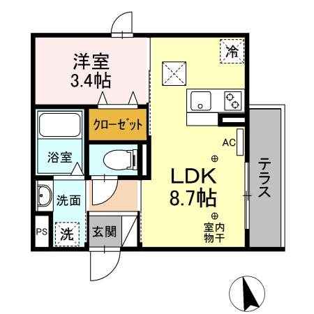 Ｒａｄｉｕｓ Ｖ 間取り図