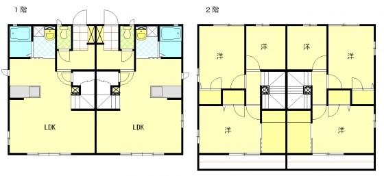 ハイム和～なごみ～B 間取り図