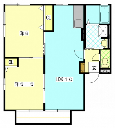 リーズヴィラC 間取り図