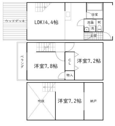 Tuscany　Villas 間取り図