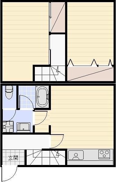 テラスハウスヤマエ 間取り図