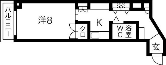 リエス浜松駅南 201号室 間取り