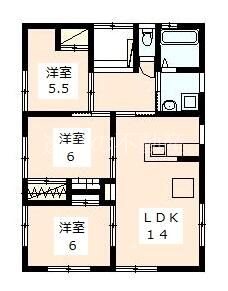 入野町　橋本様一戸建 間取り