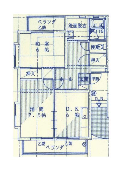 フューチャー 302号室 間取り