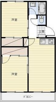 中村マンション 間取り図