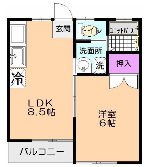 MP-Ⅵ番館 間取り図