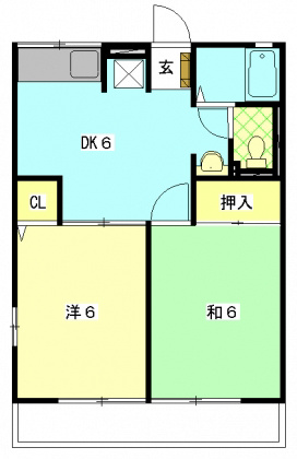 COZY弥生 203号室 間取り