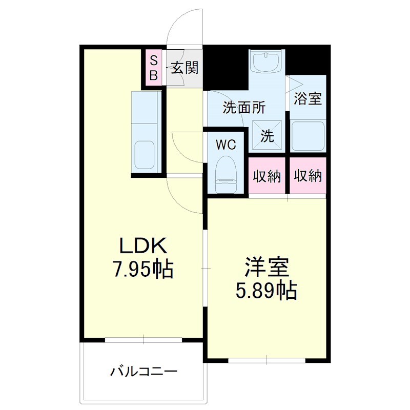 シャンツェ富塚 間取り図