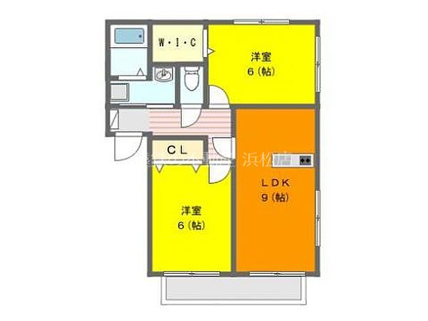 ディアステージB 間取り図