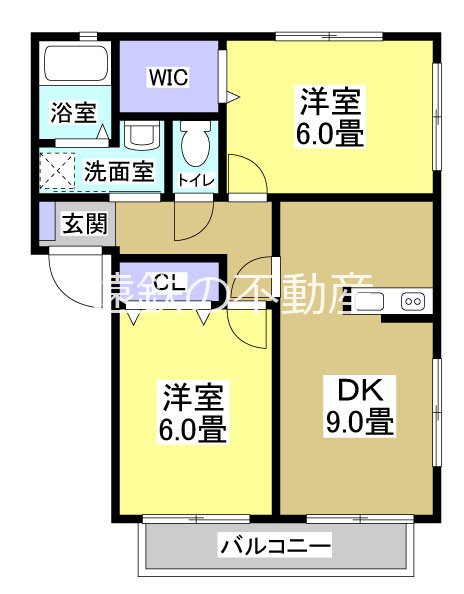 ディアステージB 202号室 間取り
