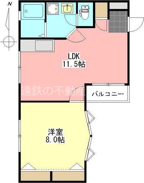 ソレイユ 間取り図