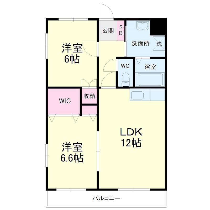 ブライトリー染地台Ⅰ 間取り図