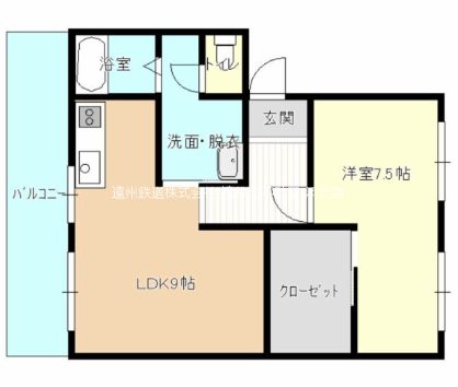 キブネハイツ 間取り図