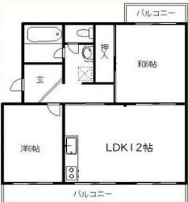 ベルジェーム 間取り図