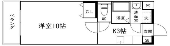 ハーヴェストⅤ 501号室 間取り