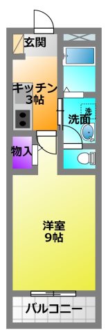 ウィルコート初南 間取り図