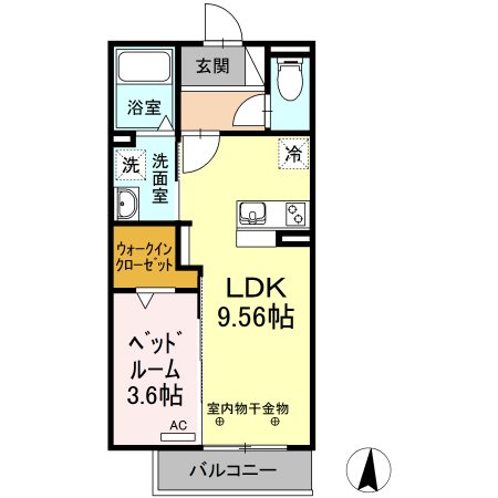 ゆーかりHill&amp;rsquo;ｓⅥ 間取り図