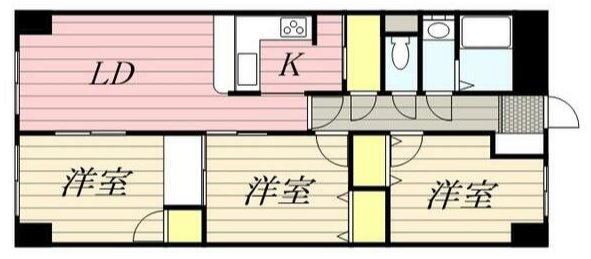 リアライズ城北 403号室 間取り