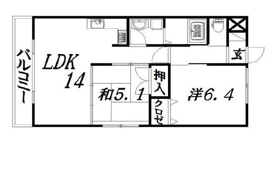 カルムシャンブル 間取り図