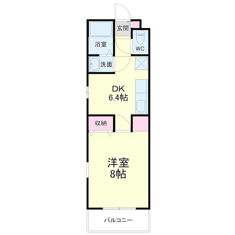 ライフ第７マンション豊田町 201号室 間取り