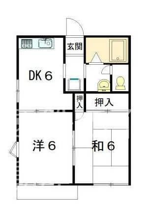 セントポーリア葵C 間取り図