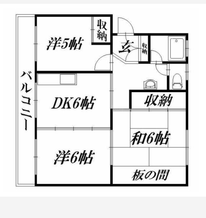 グリーンハイツ青葉台 間取り図