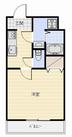 ミモザ 103号室 間取り