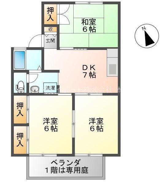 シャンボール泉Ⅱ 間取り図